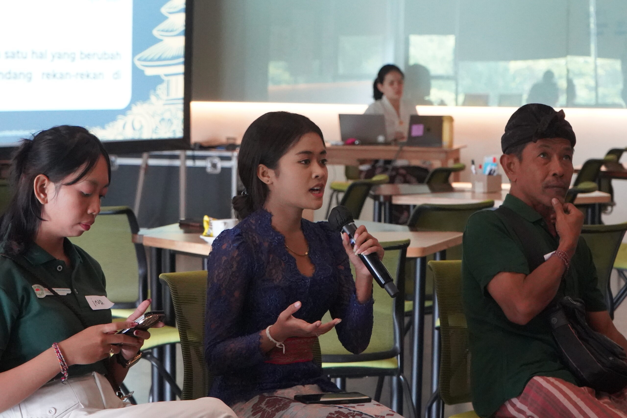 Cantika, the Learning Faciltiator for the PowerSave Project Program, provides a Reflection