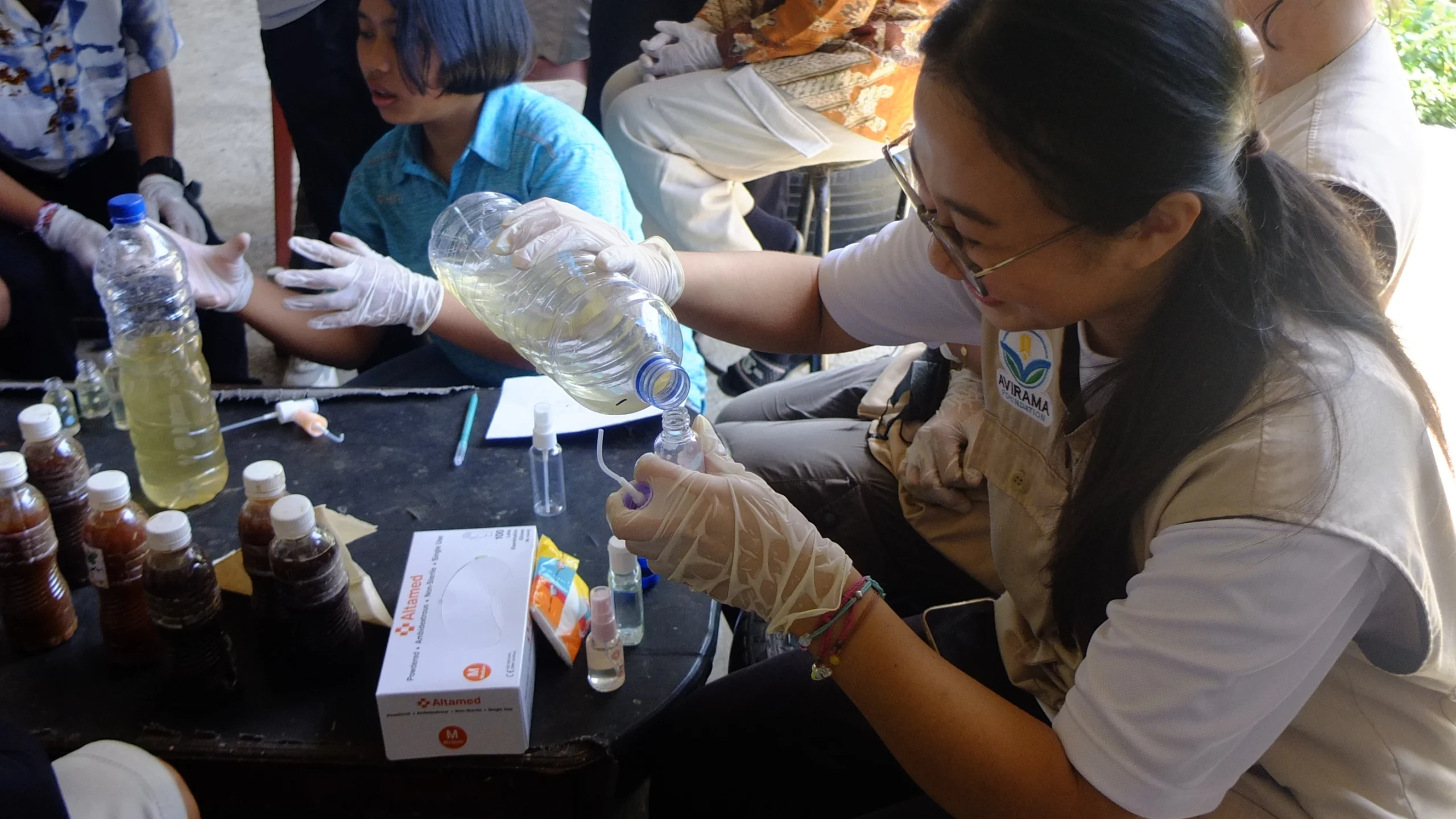 Handsanitizer making from eco enzyme