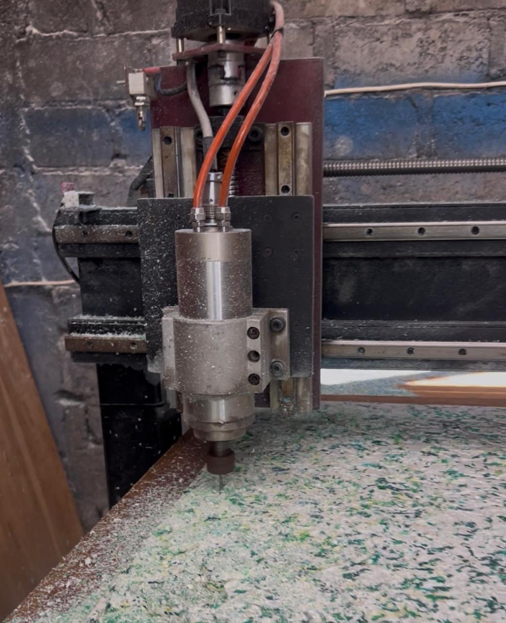 The process of making key chains with a CNC machine