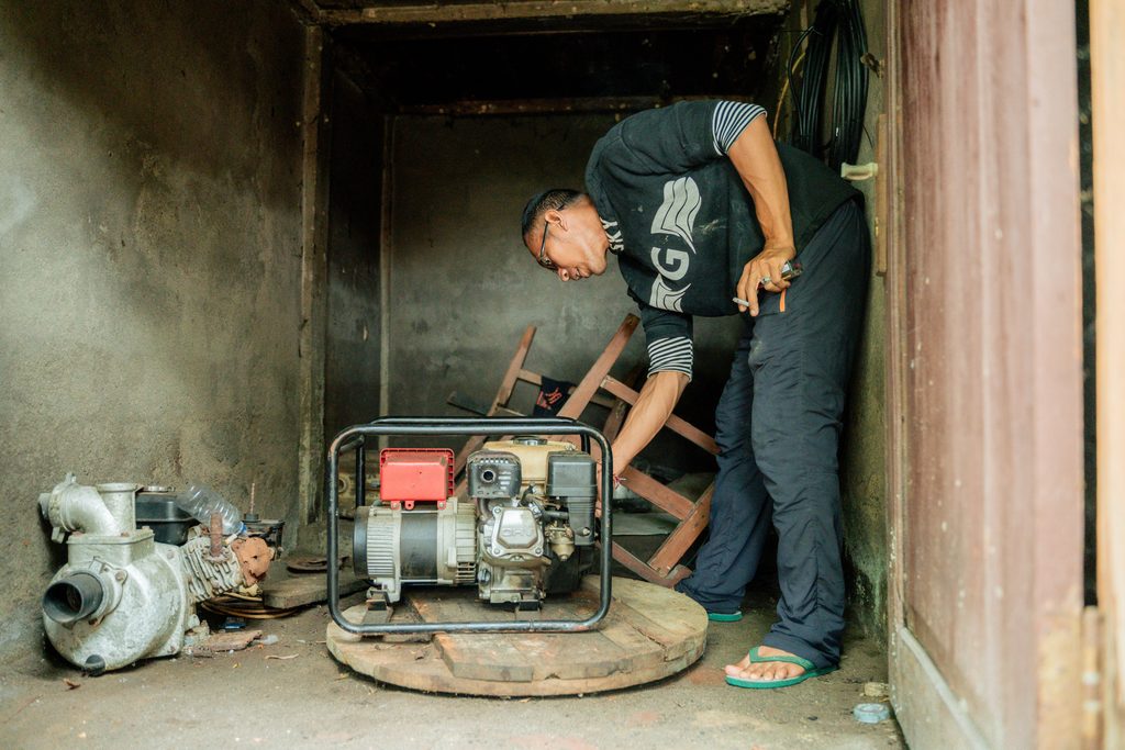 The Use of a Diesel Generator on Menjangan Island Prior to the Installation of Solar Panels 