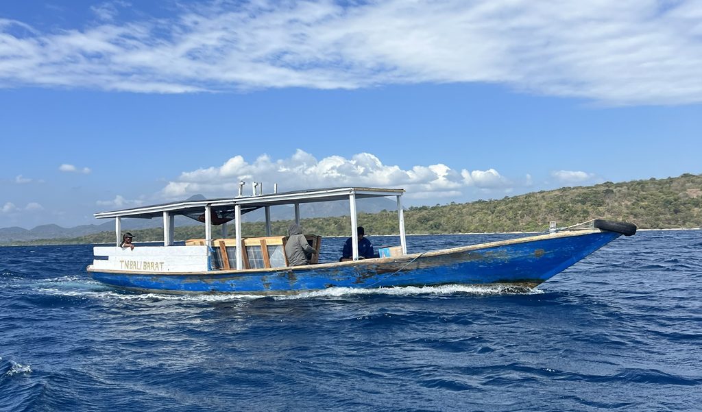 Transporting Solar Panel Components via Small Boat 